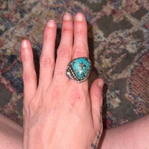 Sterling Turquoise Ring size 6